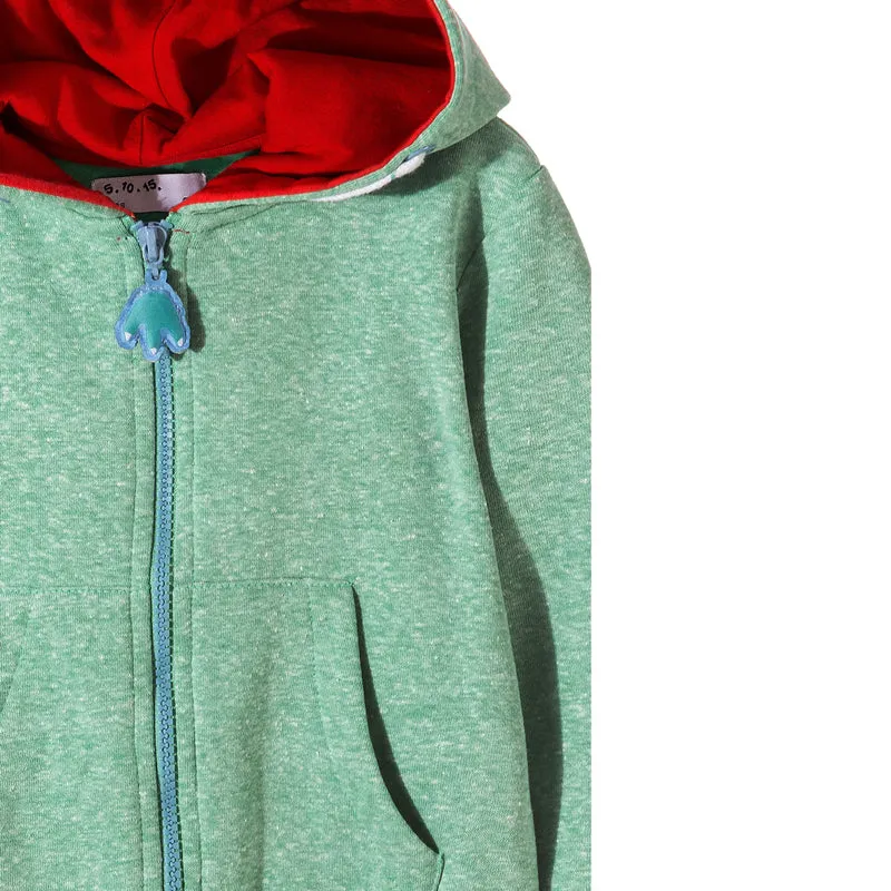 5.10.15 Textured Green Hoodie 734