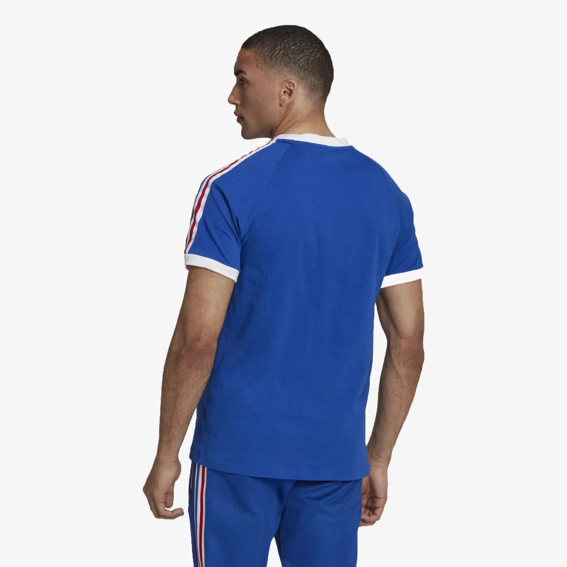 Adidas Originals | 3-STRIPES TEE  { ROYAL BLUE/WHITE