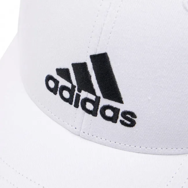 Adidas unisex 6 panel baseball cap with embroidered logo FK0896 white