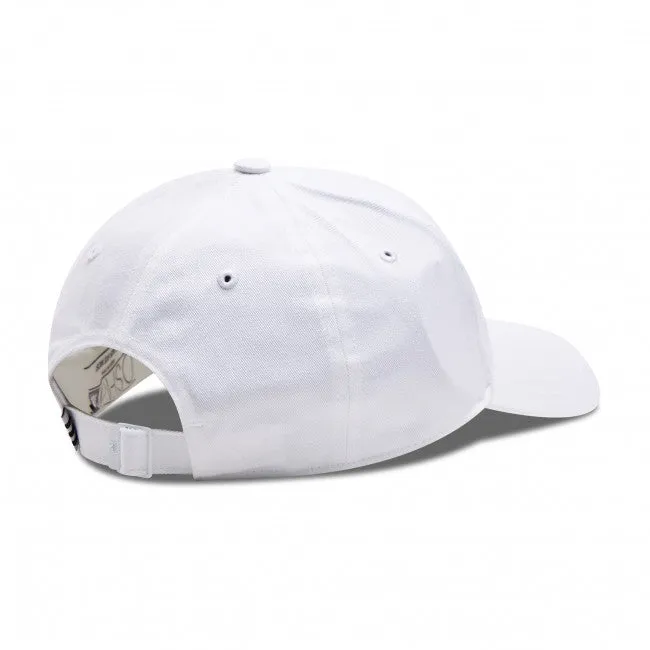 Adidas unisex 6 panel baseball cap with embroidered logo FK0896 white