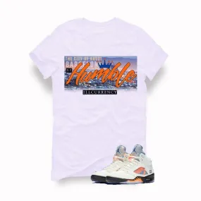 Air Jordan 5 "International Flight Barcelona" White T (Be Humble)