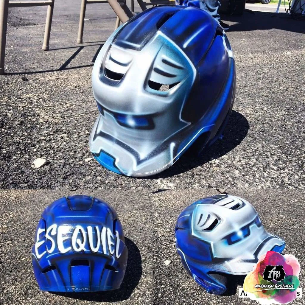 Airbrush Iron Man Helmet Design