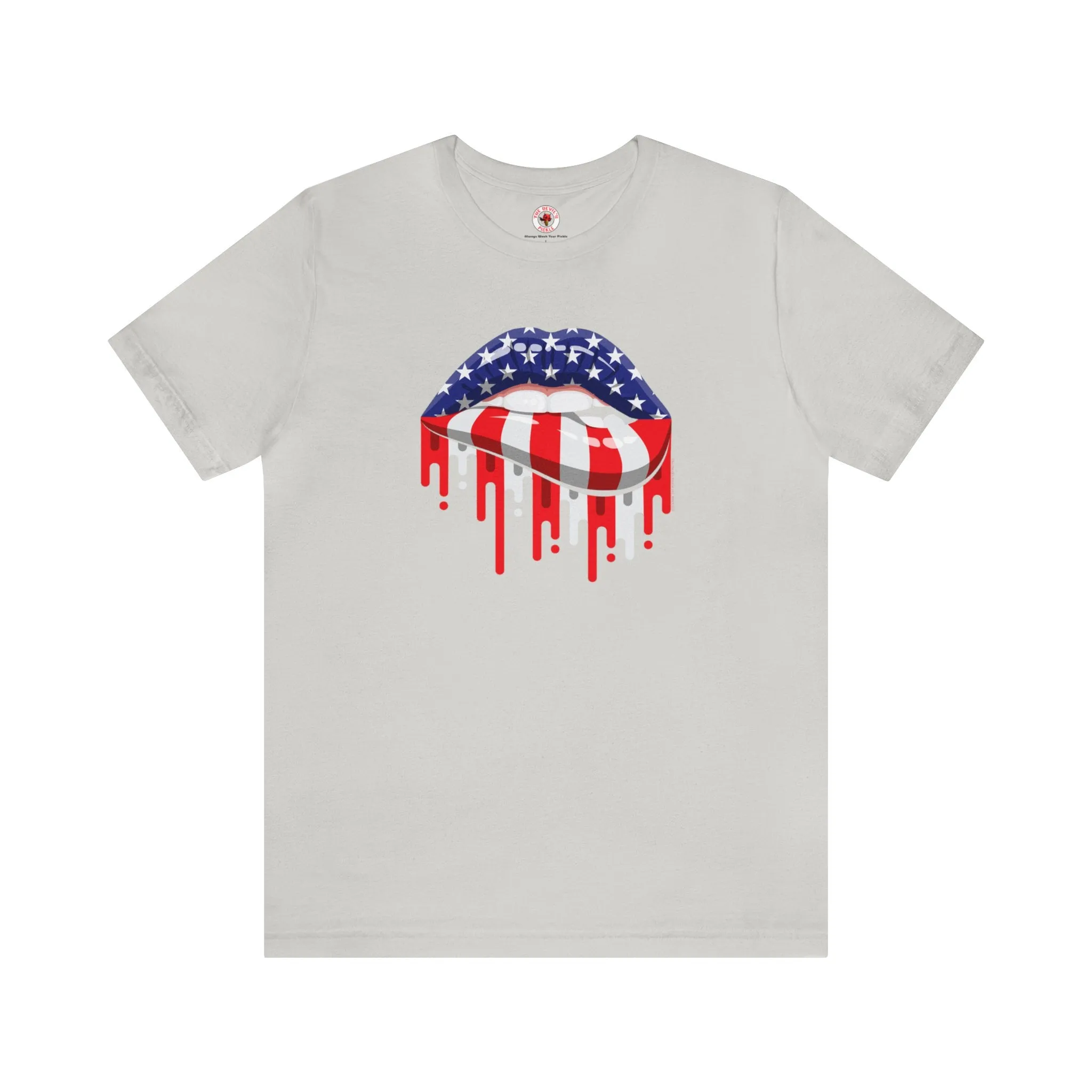 American Flag Lips T-Shirt