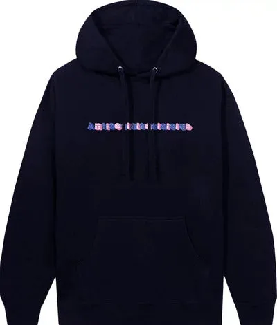 Anti Social Social Club Sign Me Up Hoodie 'Navy'