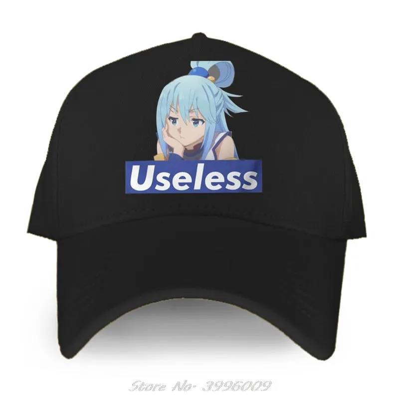 Best Konosuba Aqua Cute Anime Baseball Cap High Quality