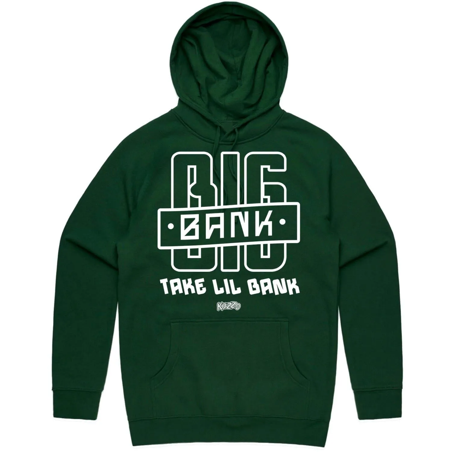 BIG BANK : Hunter Green Sneaker Hoodie