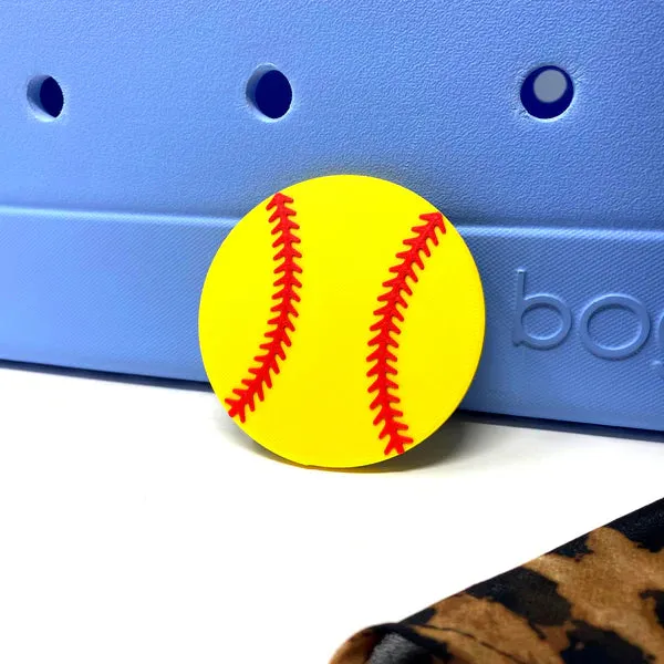 Bogg Bag Charm in Softball