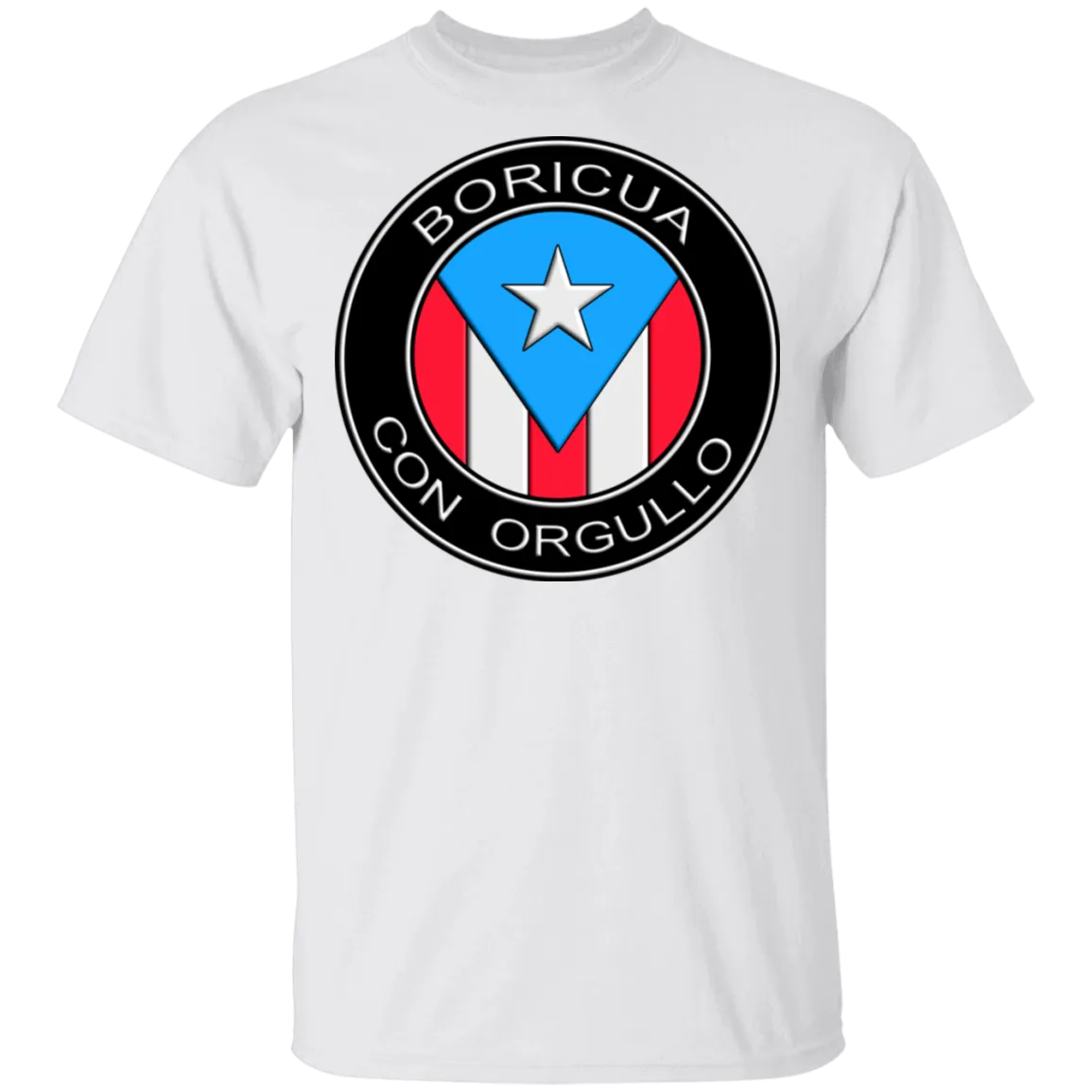 Boricu Con Orgullo 5.3 oz. T-Shirt