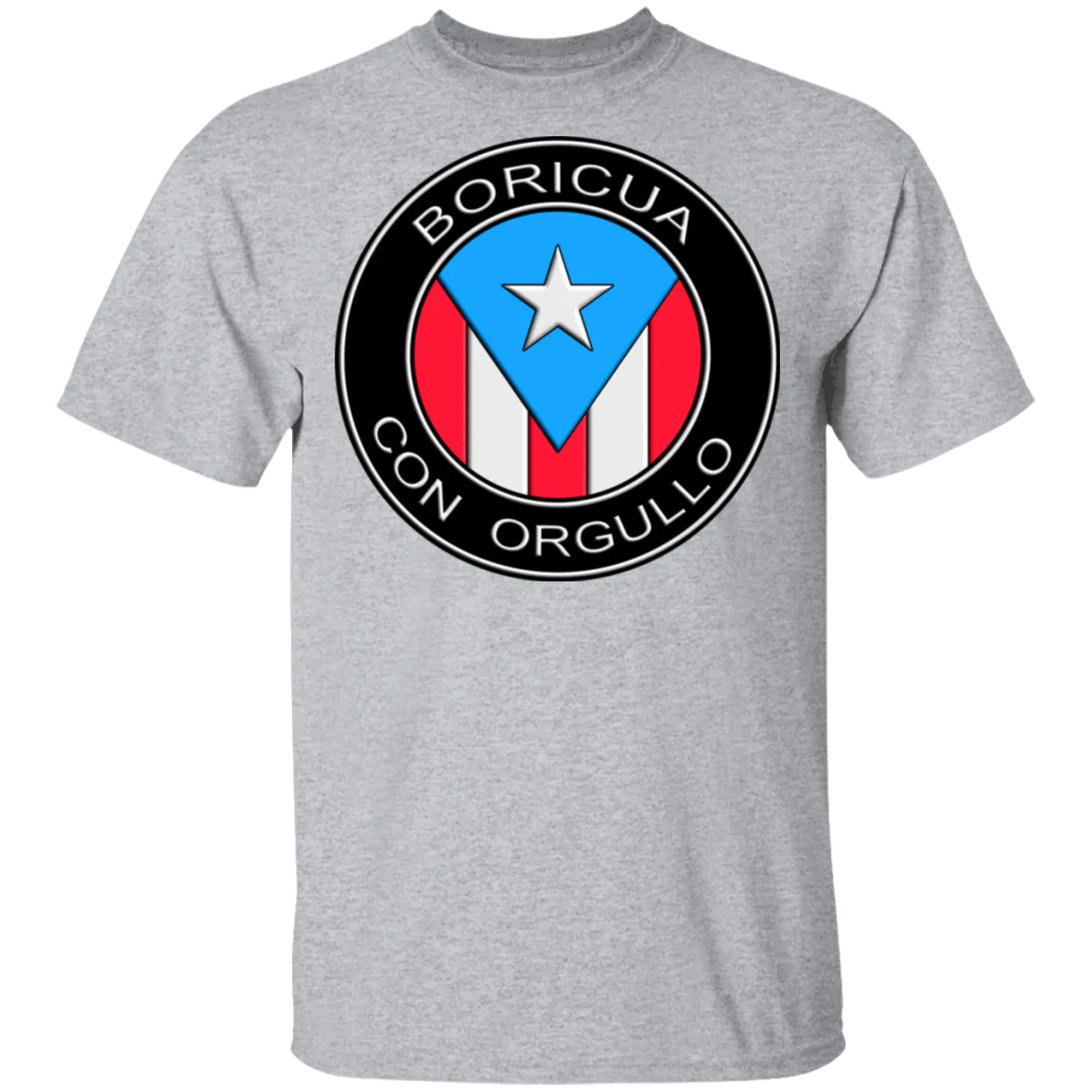 Boricu Con Orgullo 5.3 oz. T-Shirt