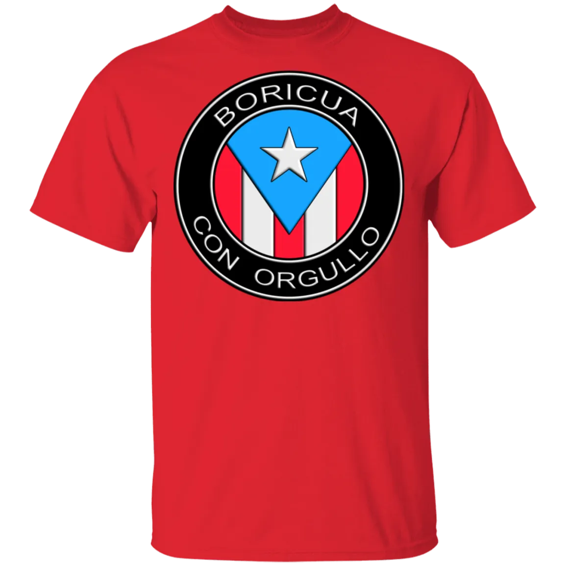 Boricu Con Orgullo 5.3 oz. T-Shirt