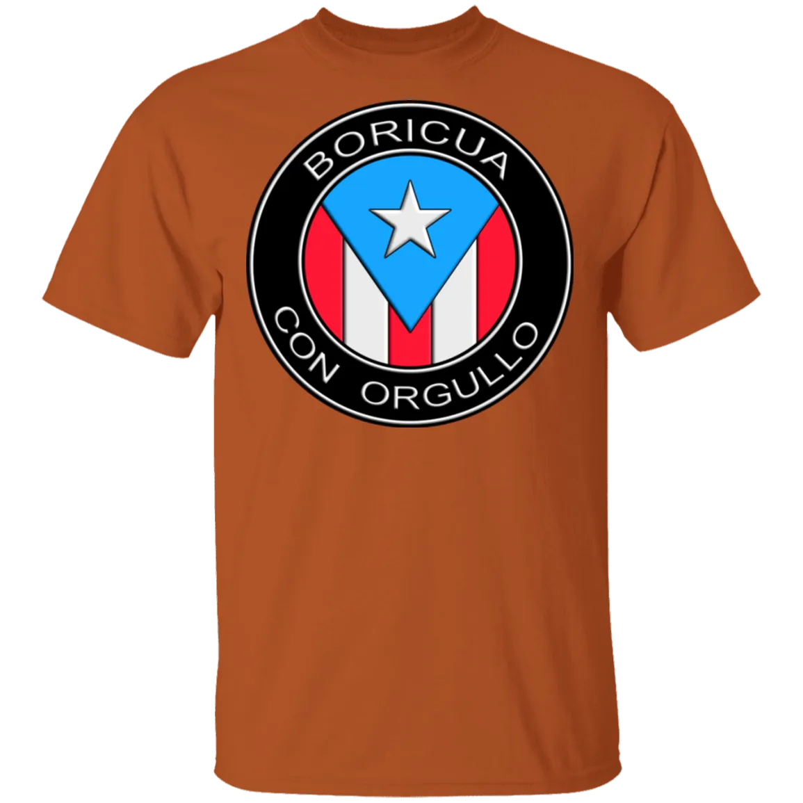 Boricu Con Orgullo 5.3 oz. T-Shirt