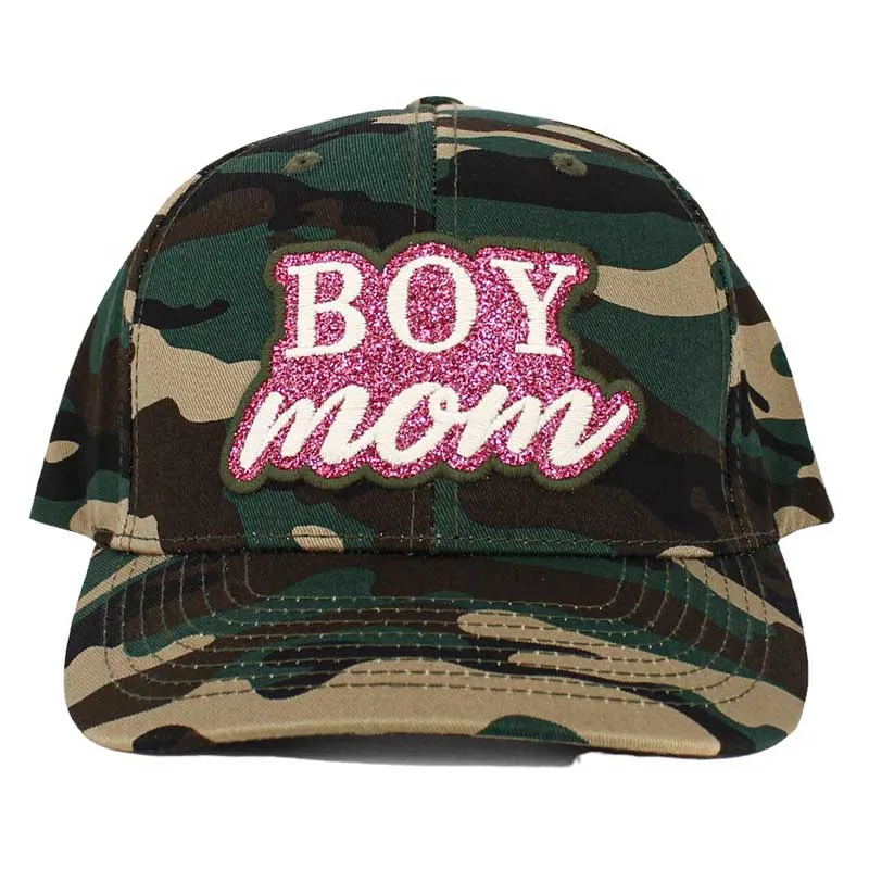 Boy Mom Message Baseball Cap