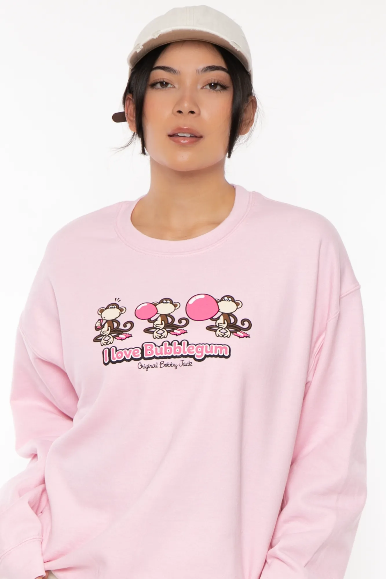 Bubblegum - Bobby Jack Crew Sweatshirt - Pink