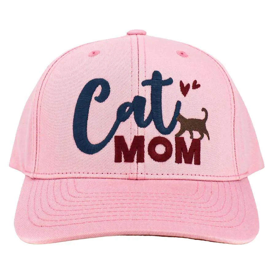 Cat Mom Message Baseball Cap