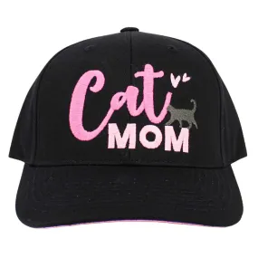 Cat Mom Message Baseball Cap