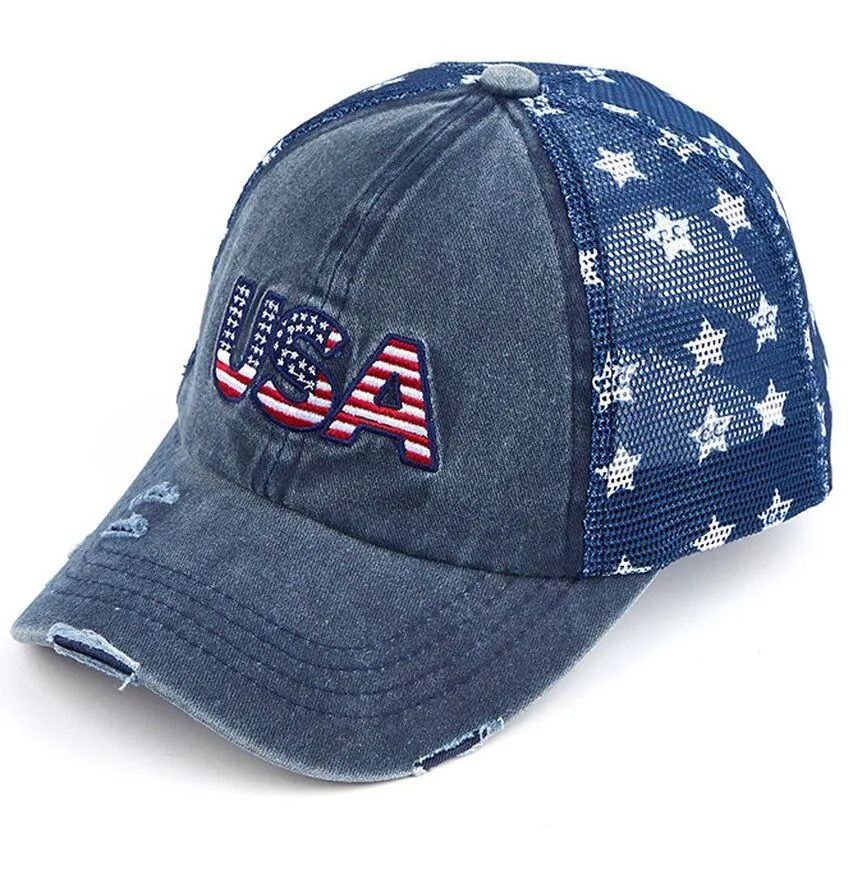 C.C USA & Stars Baseball Cap Hat