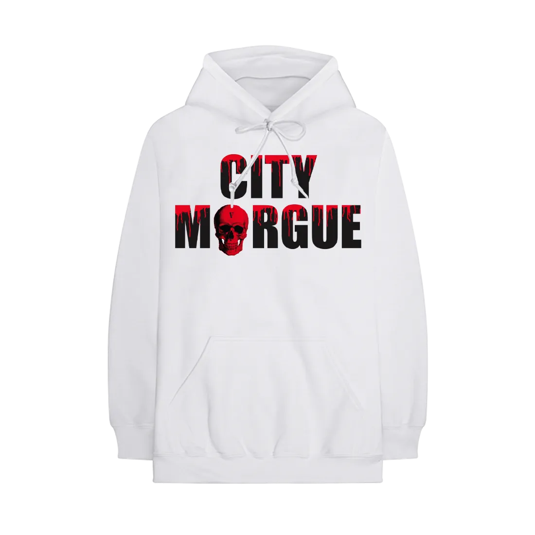 City Morgue x Vlone Dogs Hoodie White