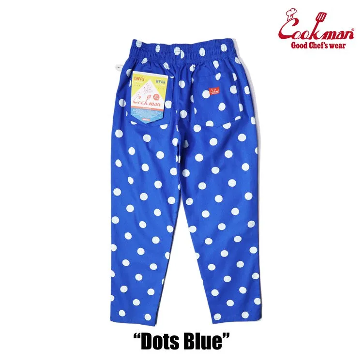 Cookman Chef Pants - Dots : Blue