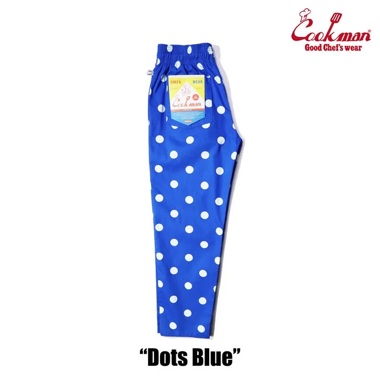 Cookman Chef Pants - Dots : Blue