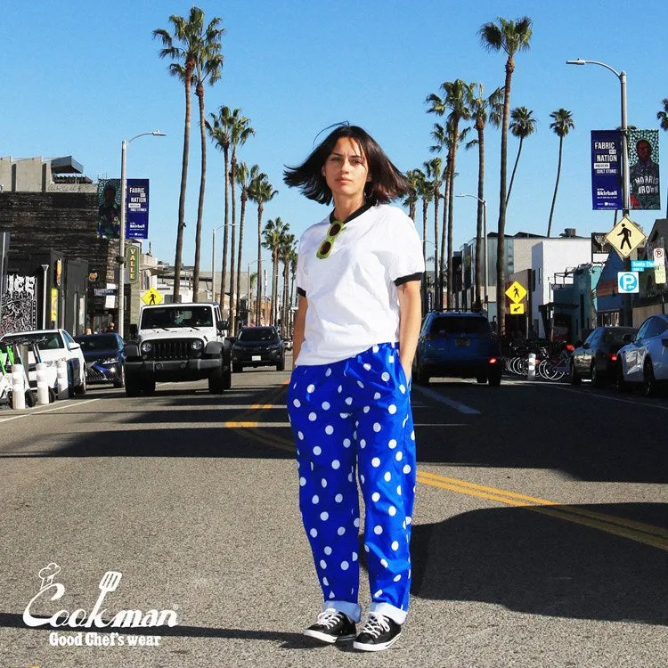 Cookman Chef Pants - Dots : Blue