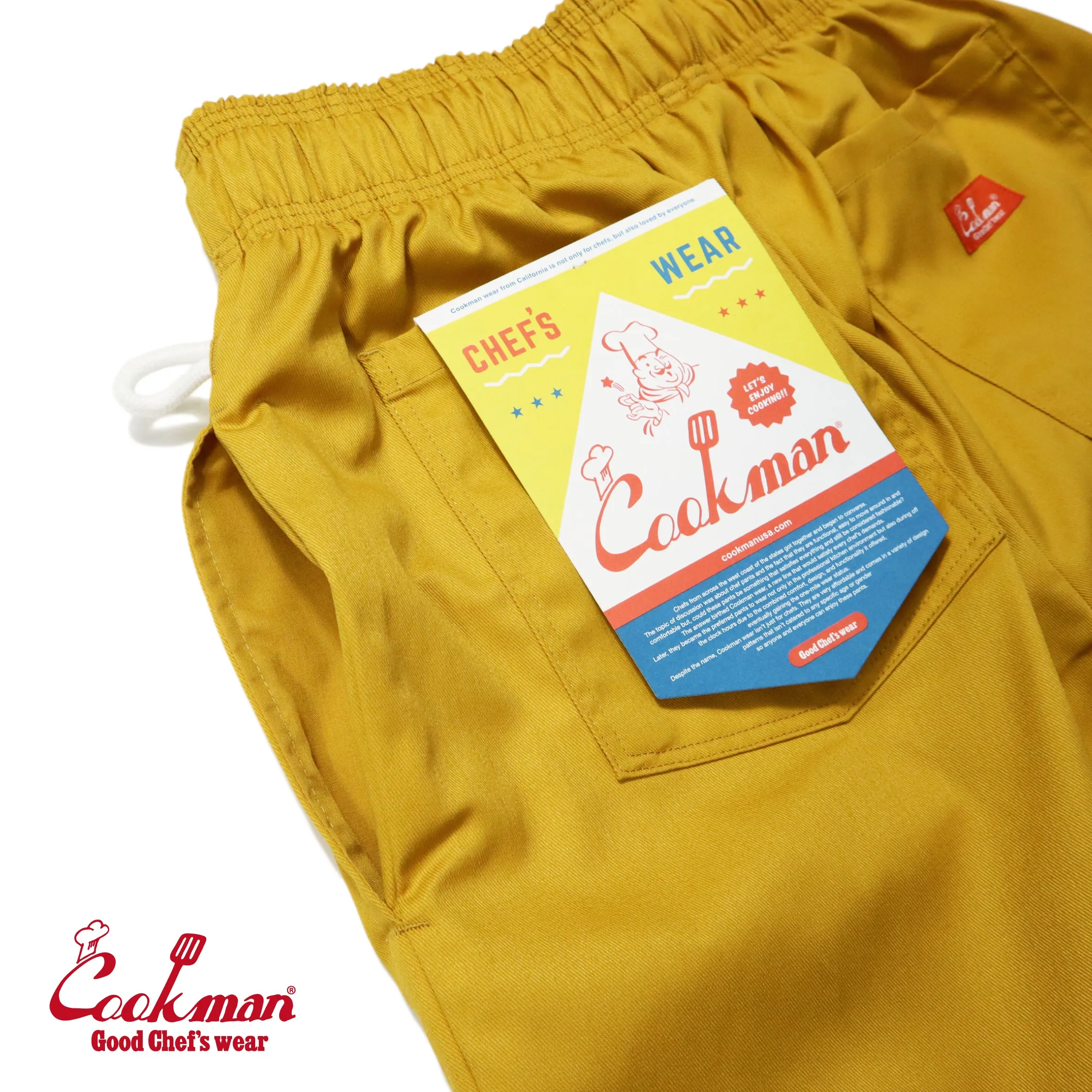 Cookman Chef Short Pants - Mustard