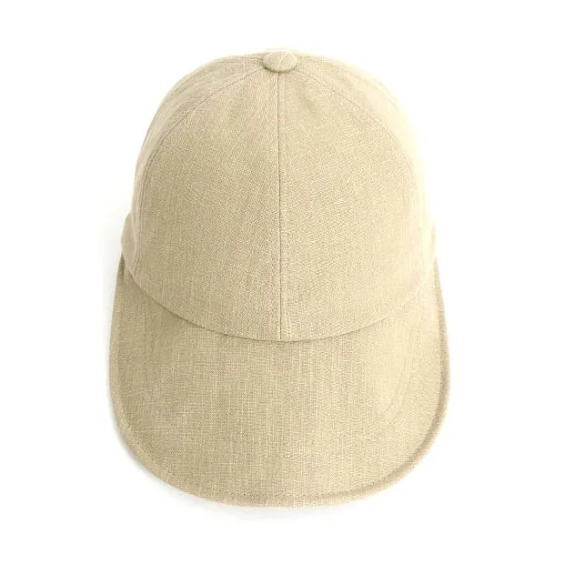 Cool Summer Linen Solid Baseball Caps Hats Velcro Wire Wide Brim Unique Novelty Unisex Mens Womens Adjustable Korean Kpop Style Fashion Accessories Lightweight