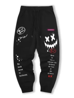 Cozy and Stylish Graphic Drawstring Sweatpants