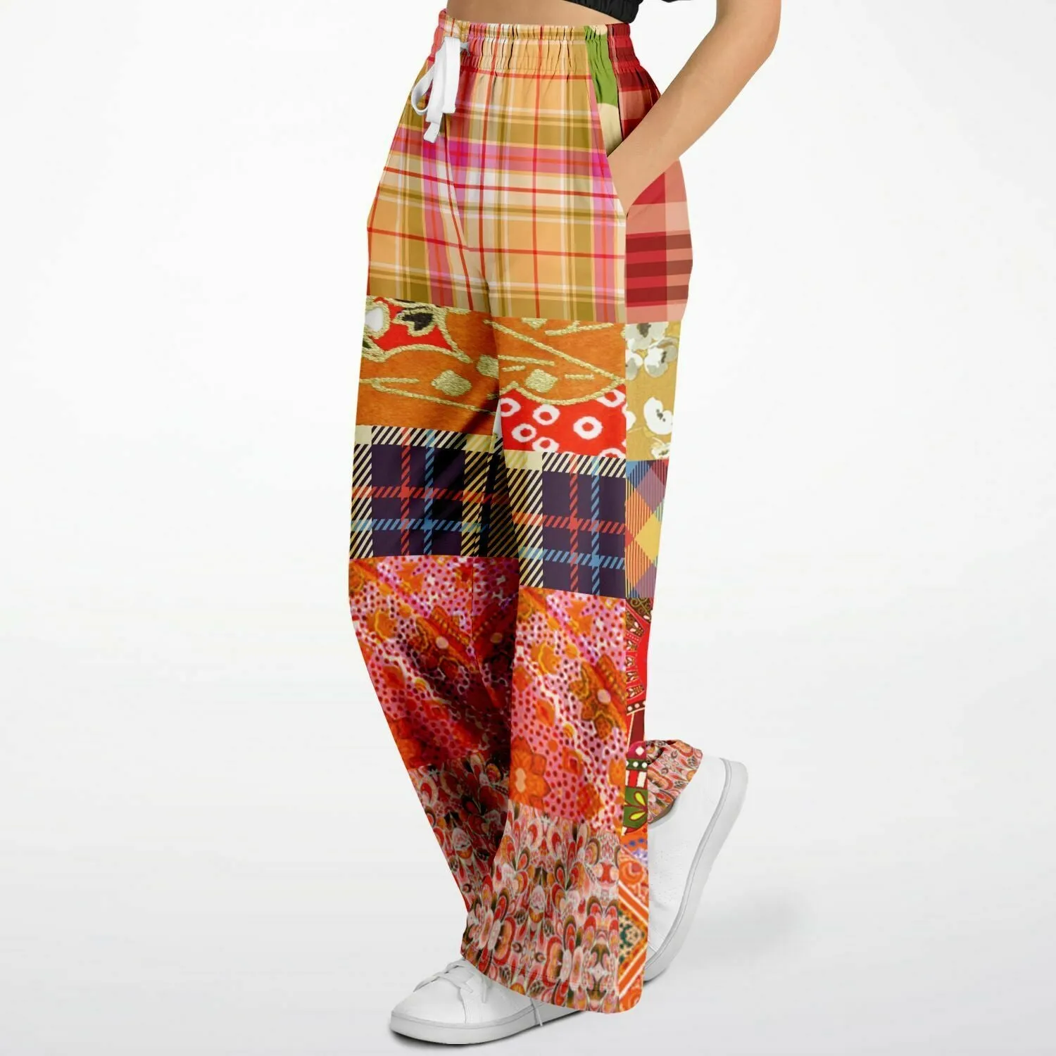 Devine Sublime Eco-Poly Stretchy Phat Bellbottoms