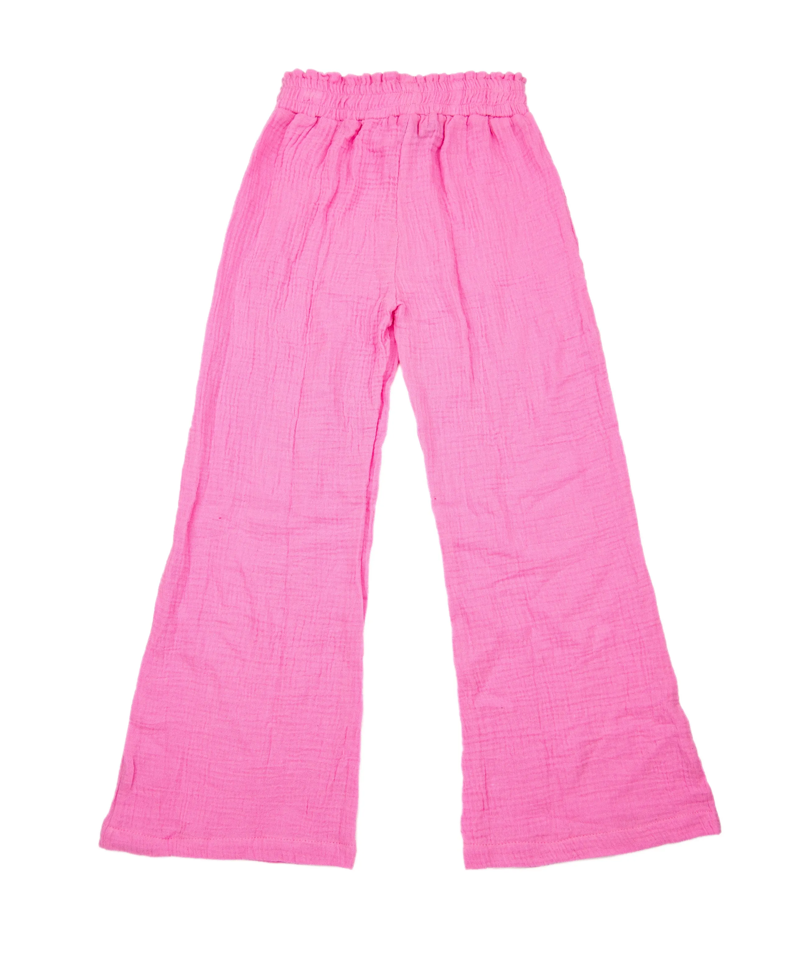 FBZ Girls Gauze Wide Leg Pants