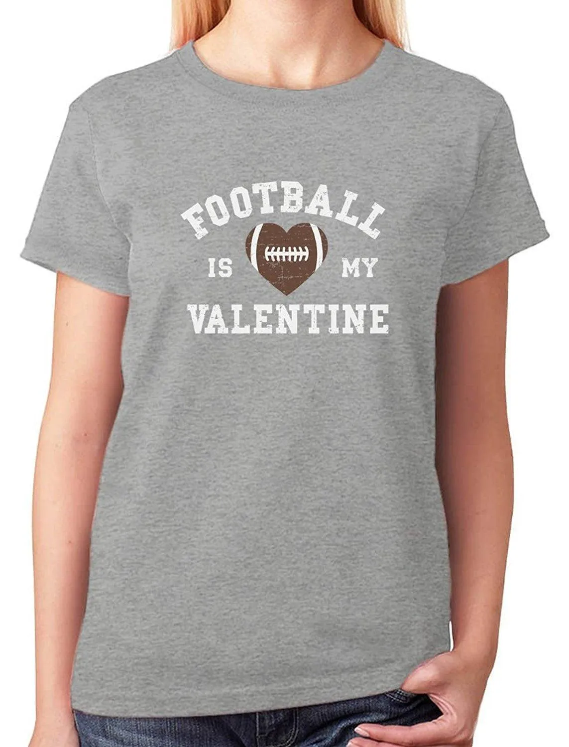 FOOTBALL IS MY VALENTINE TEE