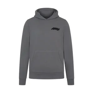 Formula 1 Tech Relaxed Fit Boucle Hoodie - Grey/White