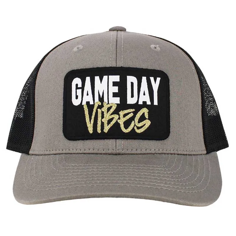 Game Day Vibes Message Mesh Back Baseball Cap