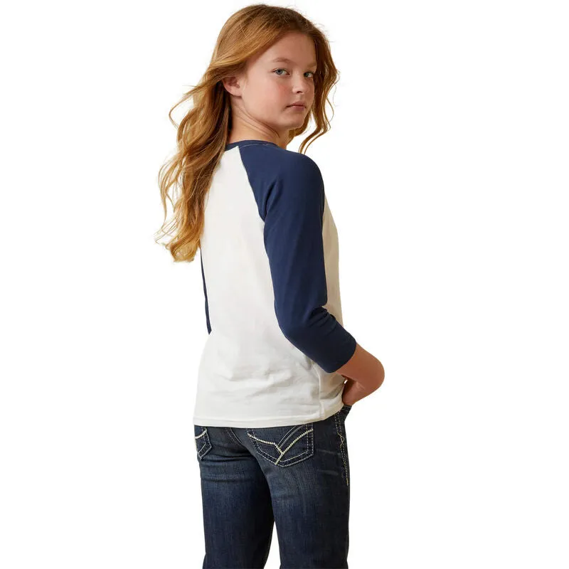 Girl's Ariat Painted Buffalo Tee