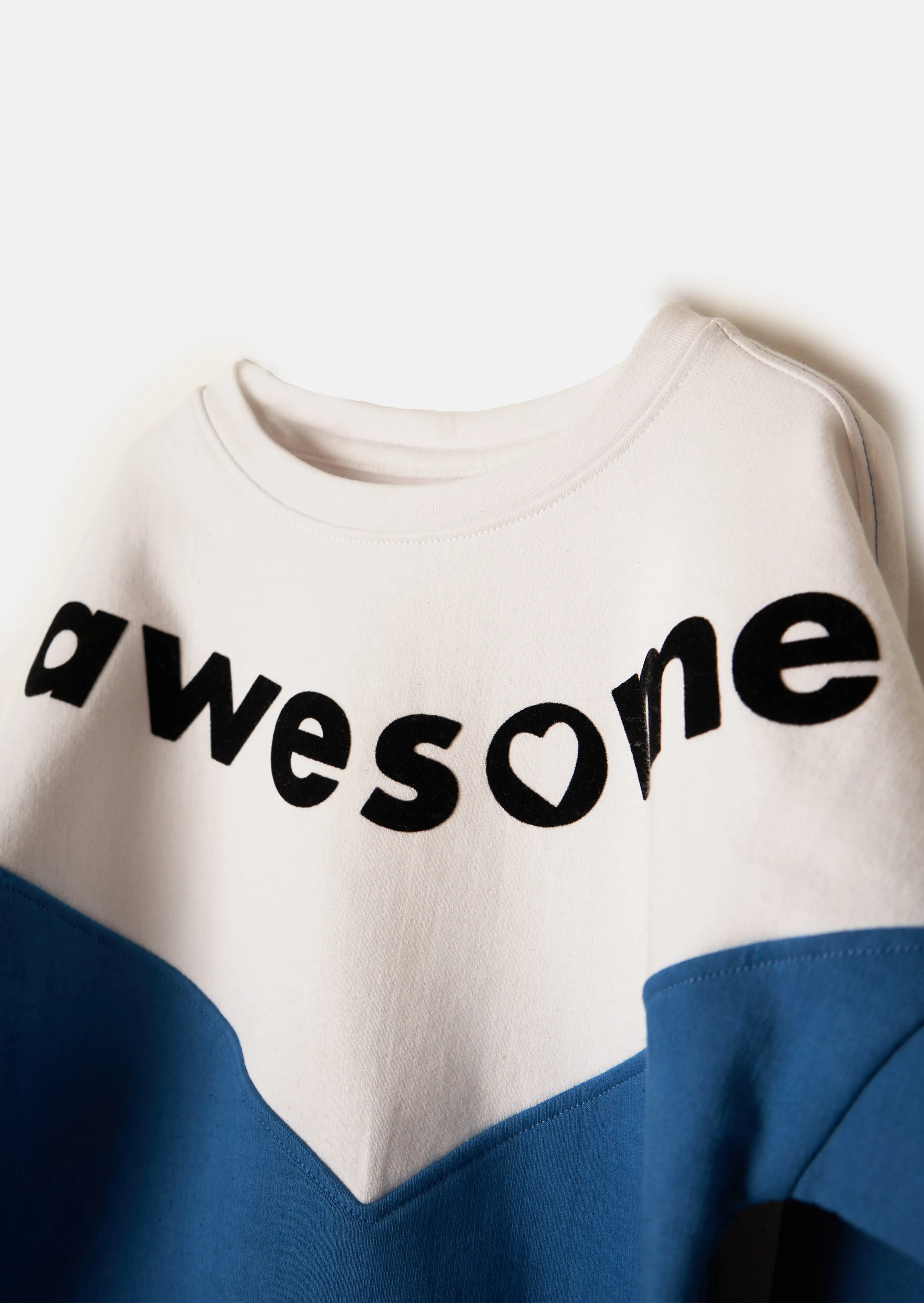 Girls Awesome Printed Blue Sweatshirts