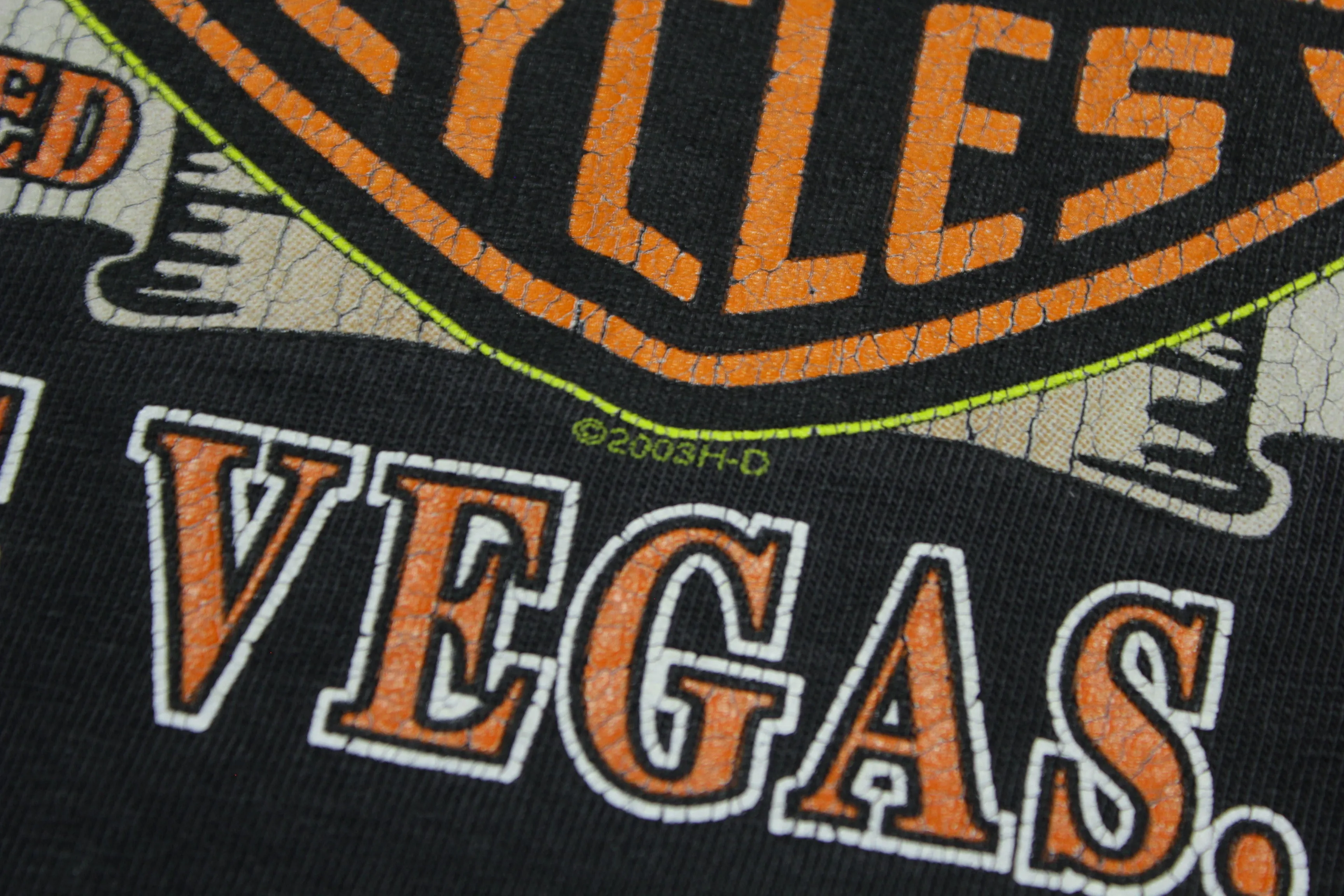 Harley Davidson Y2K Las Vegas Motorcycle Muscle T-Shirt