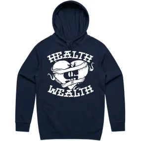 HEALTH : Navy Blue Sneaker Hoodie