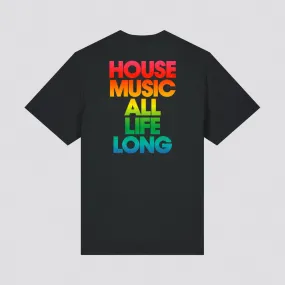 House Music All Life Long Rainbow T-Shirt