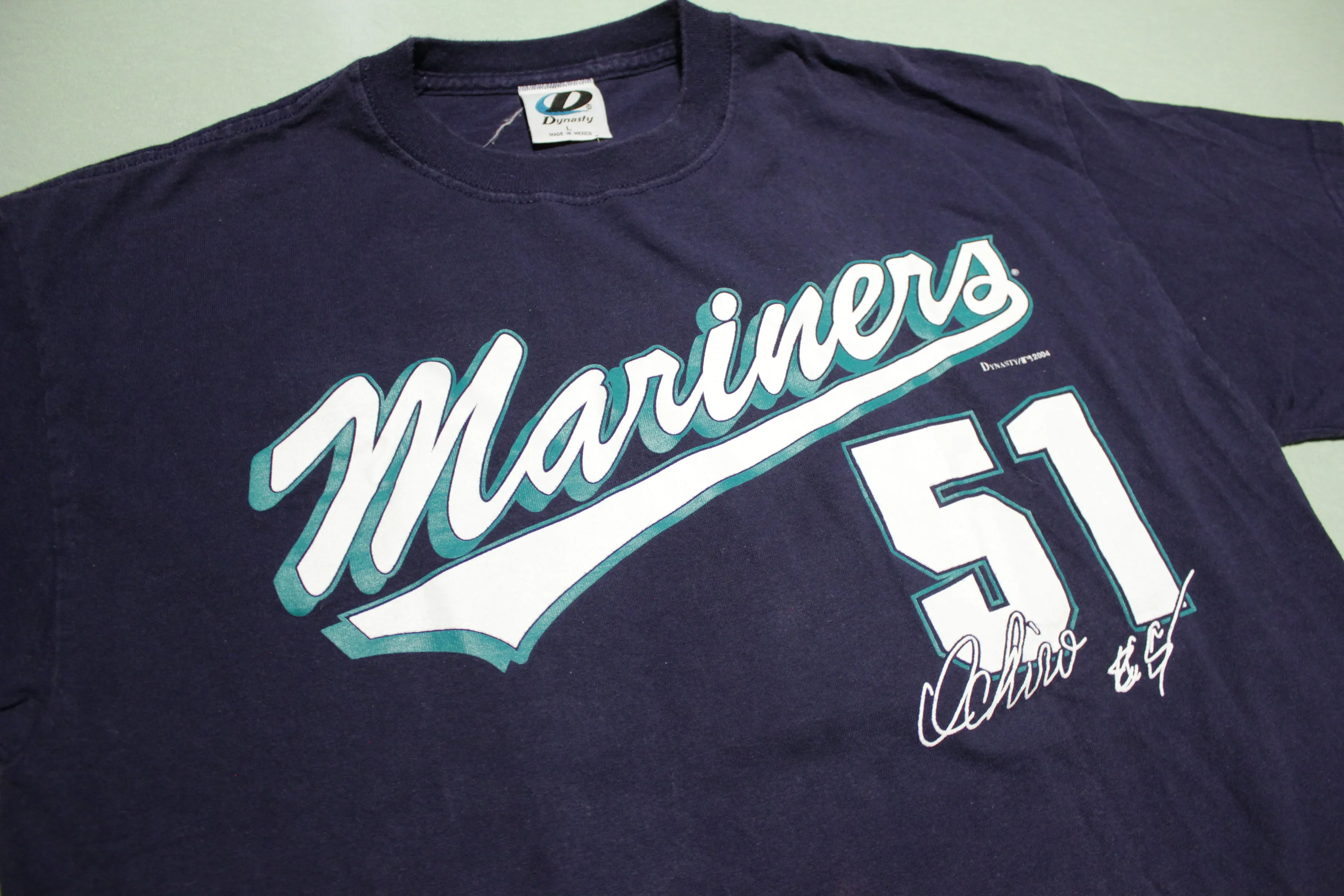 Ichiro 51 2004 Seattle Mariners Dynasty Baseball T-Shirt