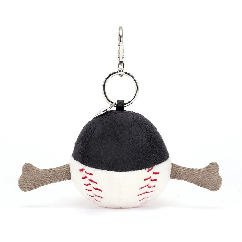 Jellycat Amuseables Sports Baseball Bag Charm