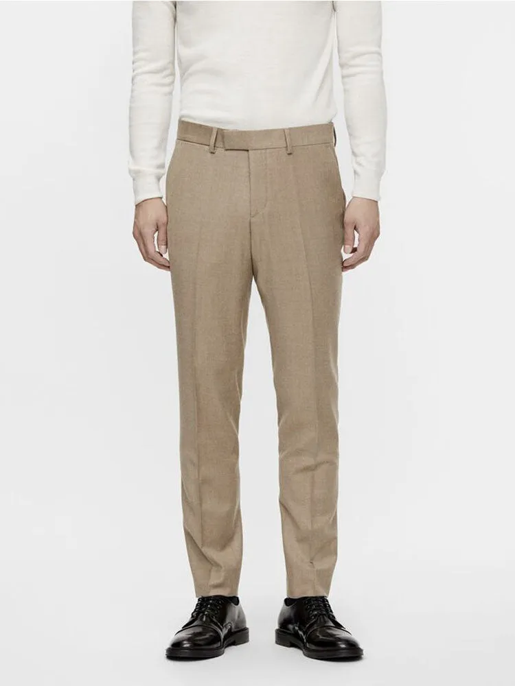 J.Lindeberg Mens Paulie Stretch Flannel Pants - SAND