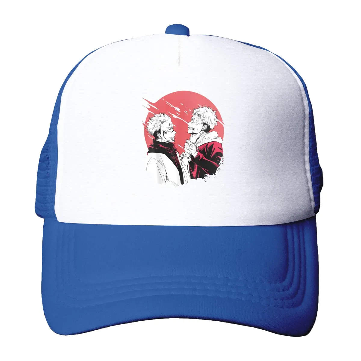 Jujutsu Kaisen Anime Trucker Hats Yuji Ryomen Mesh Net Baseball Cap Snapback