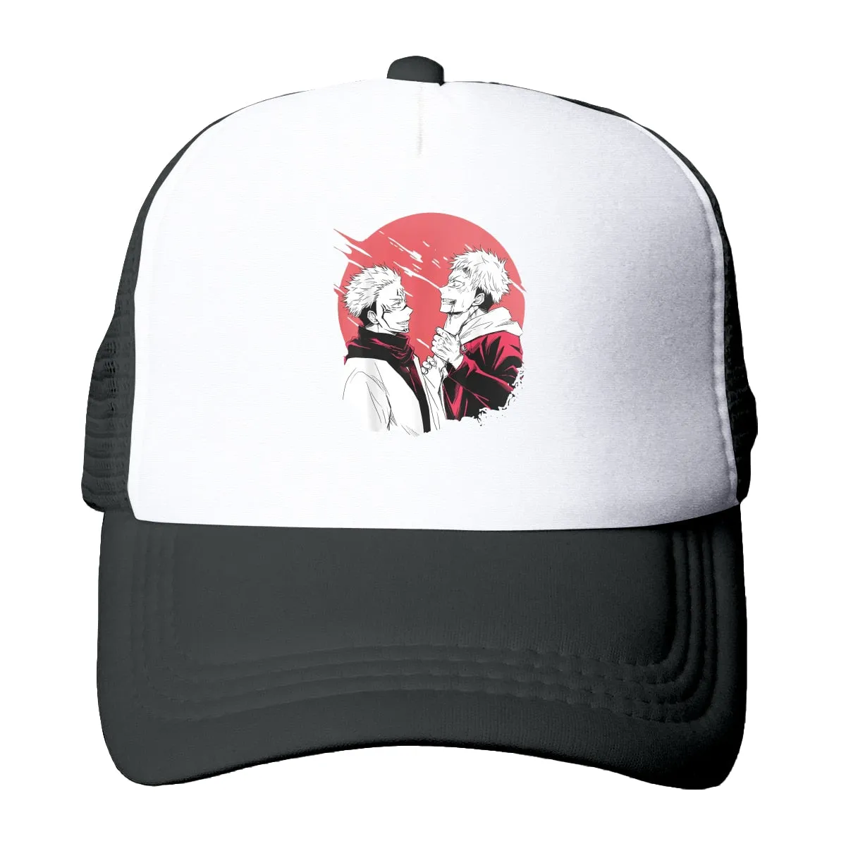 Jujutsu Kaisen Anime Trucker Hats Yuji Ryomen Mesh Net Baseball Cap Snapback