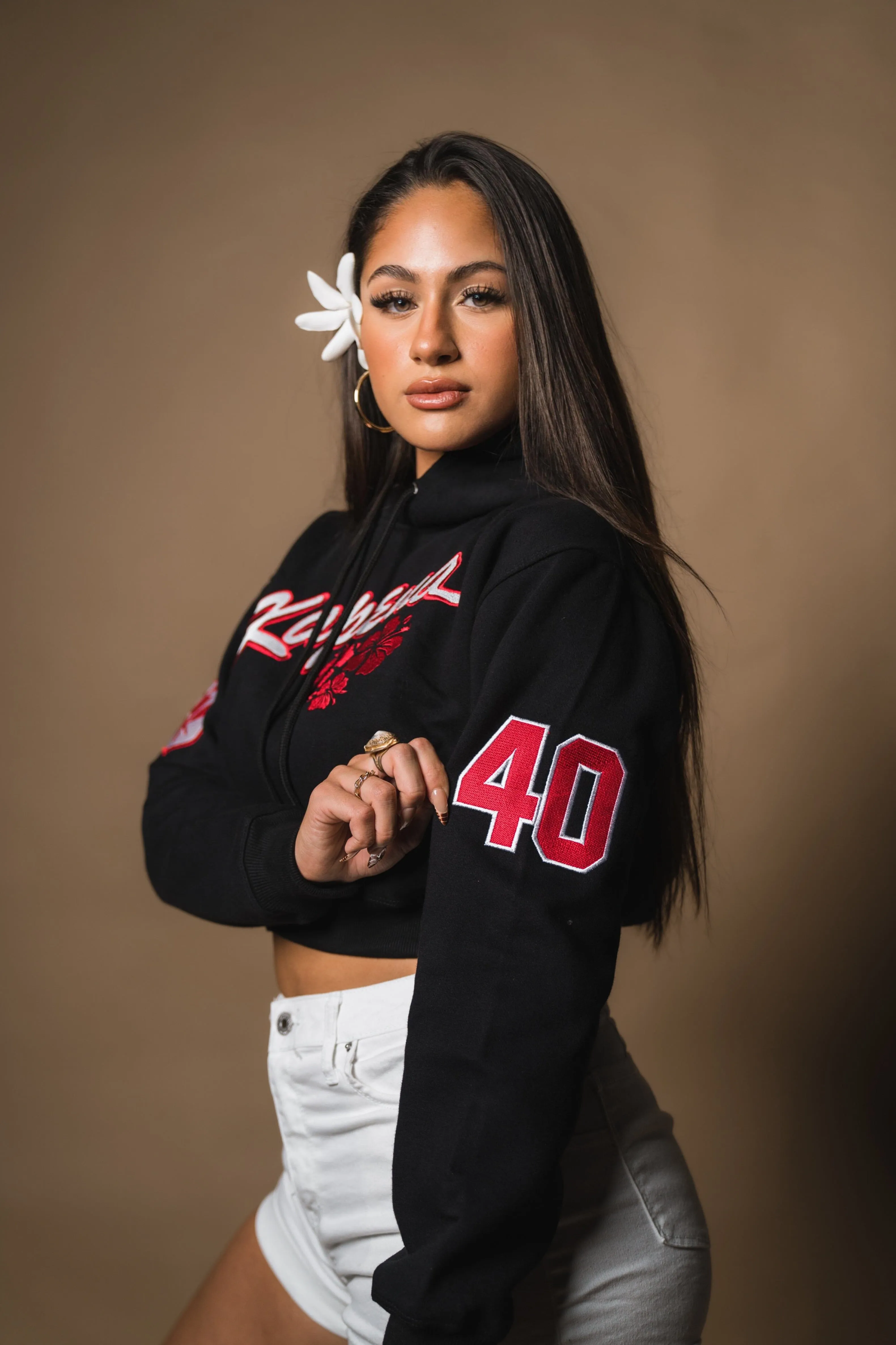 KAPENA 40 WOMEN'S CROP HOODIE