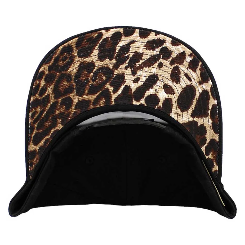 Leopard Heart Front Baseball Cap