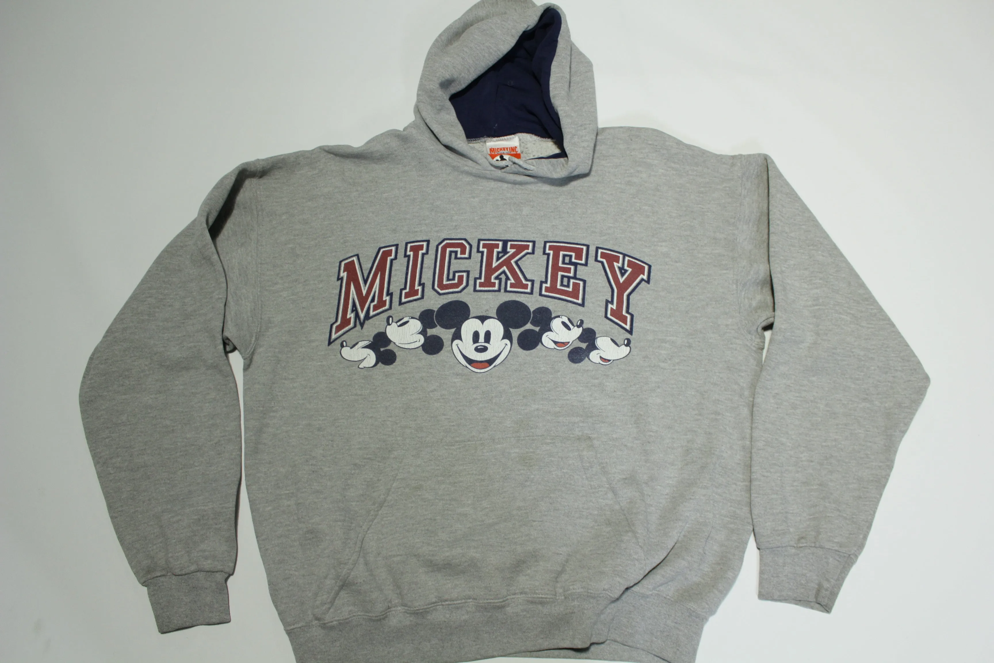 Mickey Inc Vintage 90's Distressed Hoodie Sweatshirt