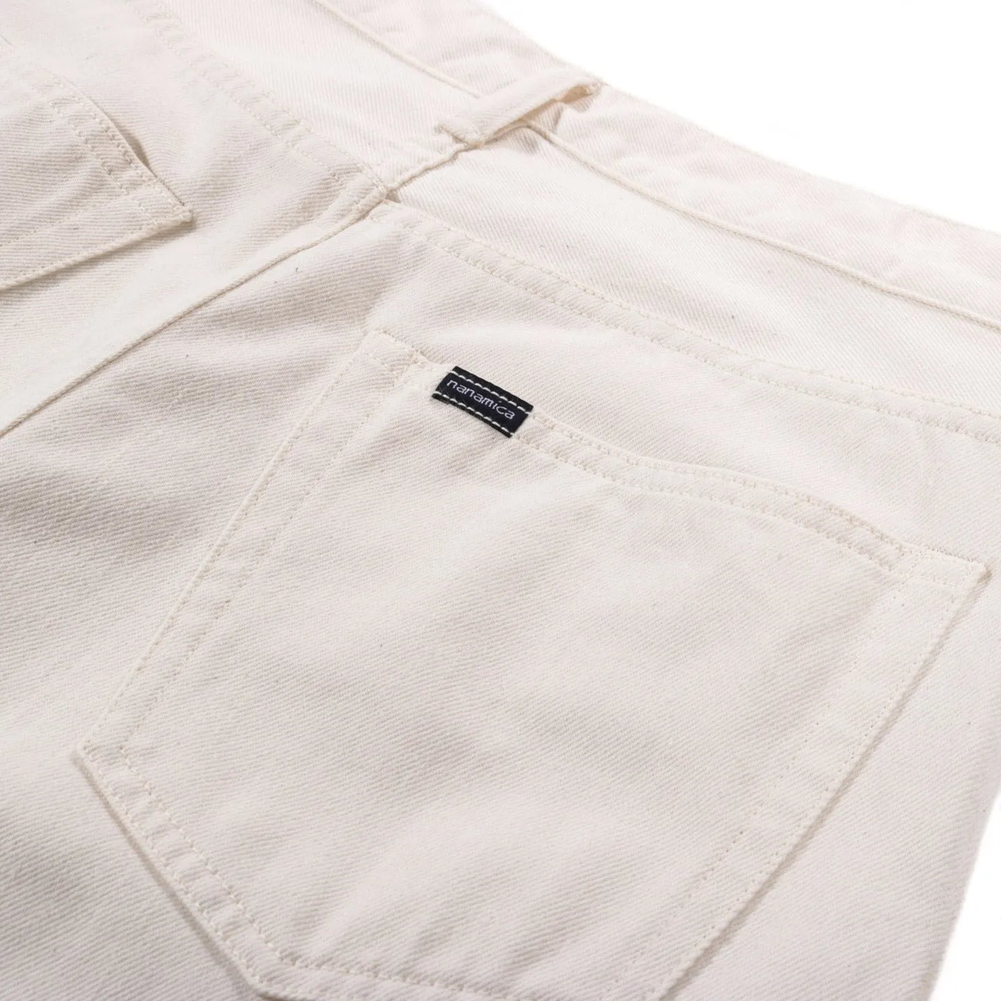 NANAMICA 5 POCKET STRAIGHT DENIM PANTS NATURAL