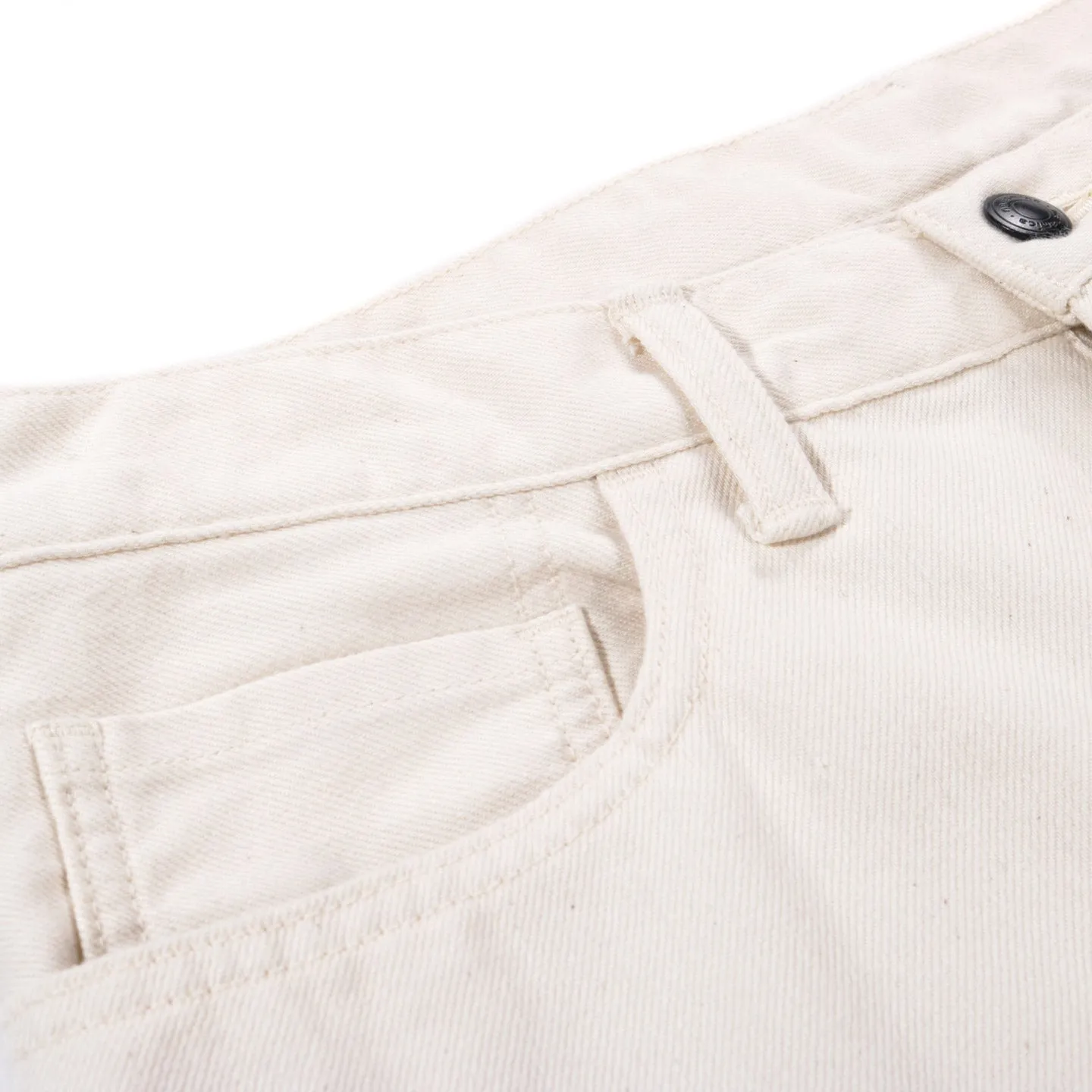 NANAMICA 5 POCKET STRAIGHT DENIM PANTS NATURAL