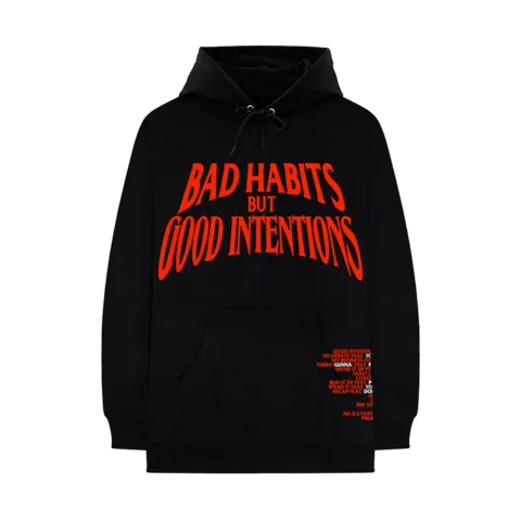 Nav x Vlone Bad Habits Hoodie Black