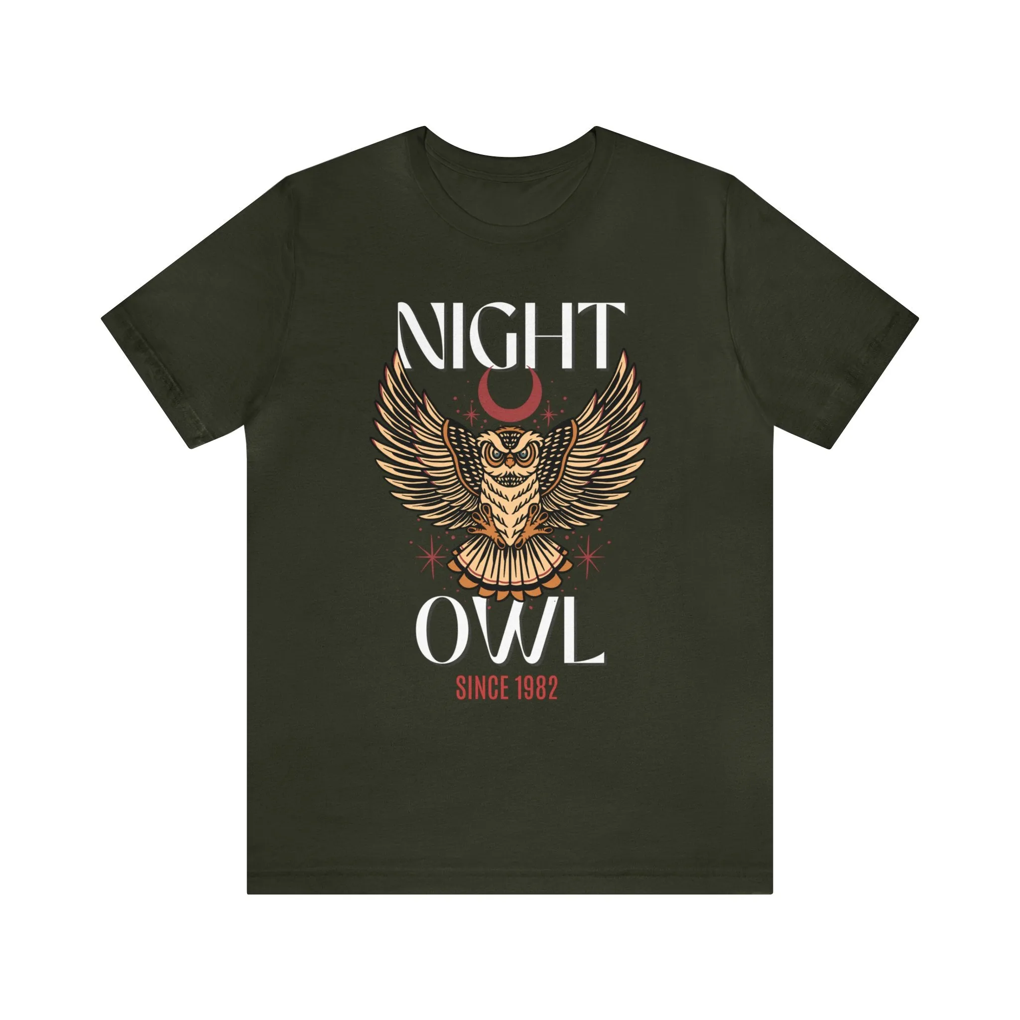 Night Owl Tattoo T-shirt / Traditional Tattoo Tee Shirt / Punk Rock Clothing Tshirt Rockabilly Psychobilly Freak Goth