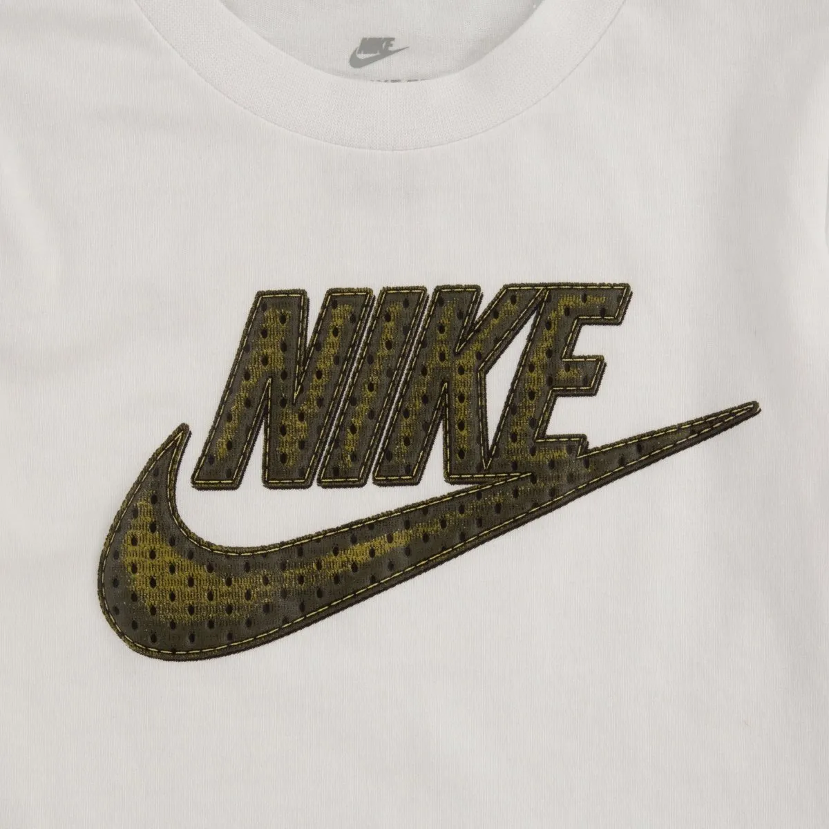 NIKE JUNIOR MESH FUTURA WHITE TEE